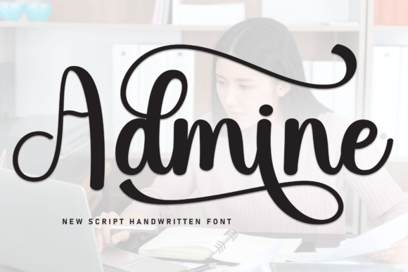 Admine: The Handwritten Font That Builds Trust for Small Businesses