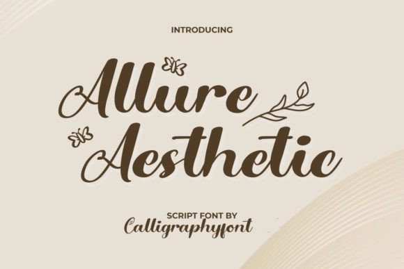 Allure Aesthetic: The Perfect Script Typeface for Digital Branding
