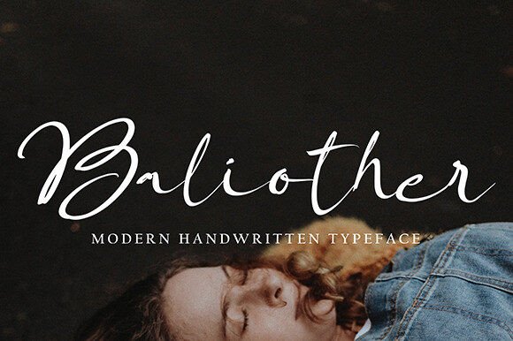 Baliother: A Modern Handwritten Typeface for Authentic Branding
