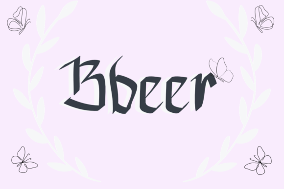 Bbeer: The Handwritten Typeface for Story-Driven Web Design