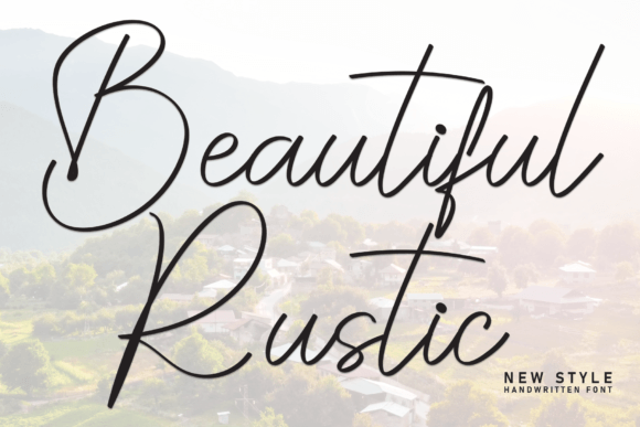 Beautiful Rustic: The Handwritten Typeface for Authentic Branding