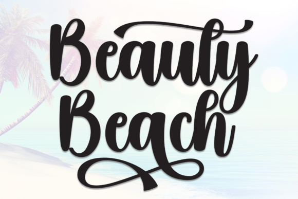 Beauty Beach: The Handwritten Typeface for Scroll-Stopping Campaigns
