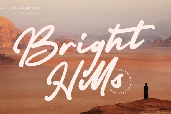 Bright Hills: The Modern Script Font for Scroll-Stopping Brand Content