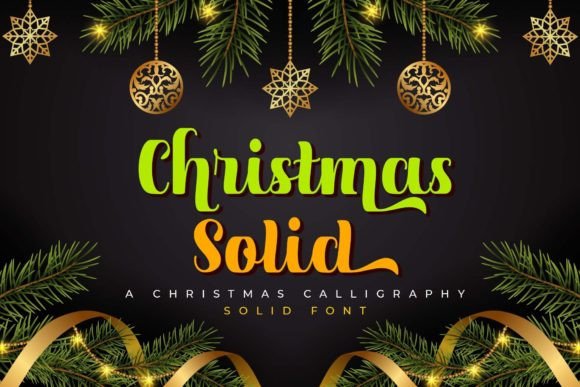 Christmas Solid: The Festive Typeface for Stronger Small Business Branding