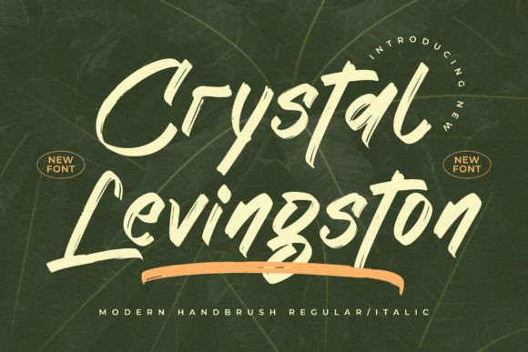 Crystal Levingston: The Elegant Script Typeface for Modern Branding