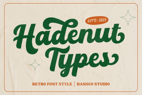 Hadenut: The Retro Vintage Typeface That Brings Handmade Brands to Life
