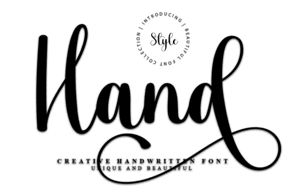 Hand: The Perfect Handwritten Font for Your Craft Projects