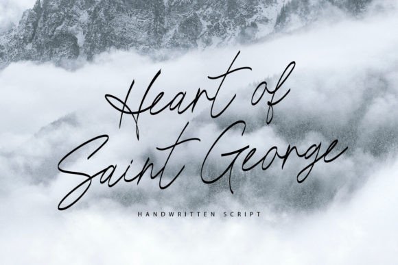 Heart of Saint George: A Handwritten Typeface for Editorial Elegance