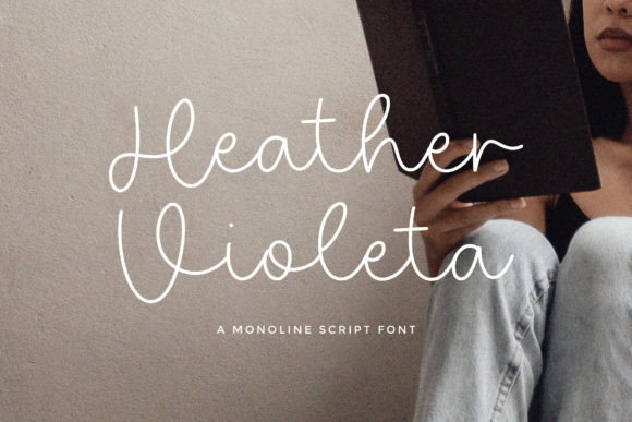 Heather Violeta: The Handwritten Typeface for Modern Editorial Design