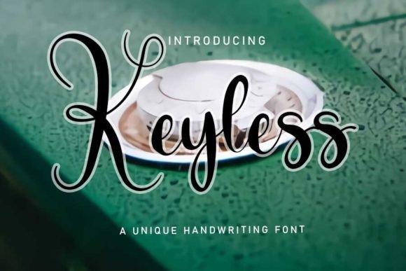 Keyless: A Magical Script Font for Editorial Design