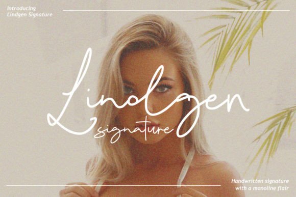 Lindgen Signature: A Timeless Script for Refined Branding