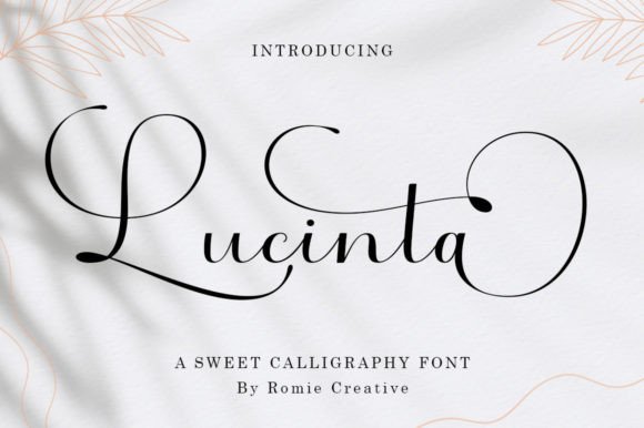Lucinta: The Script Font That Transforms Small Business Branding