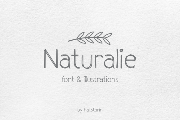 Naturalie: A Handwritten Typeface for Calm Editorial Design