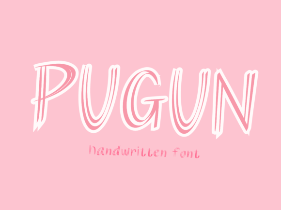 Pugun: The Quirky Handwritten Typeface for Joyful Digital Design