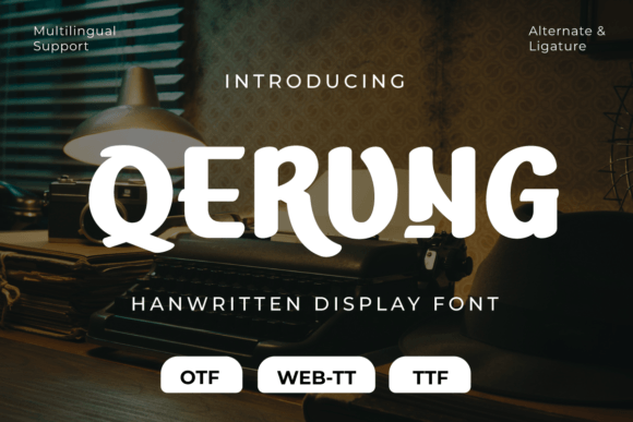 Qerung: The Handwritten Typeface That Elevates Digital Branding
