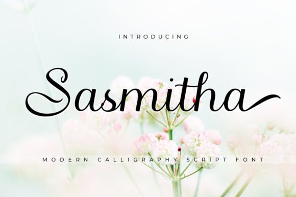 Sasmitha: The Modern Script Typeface for Editorial Design