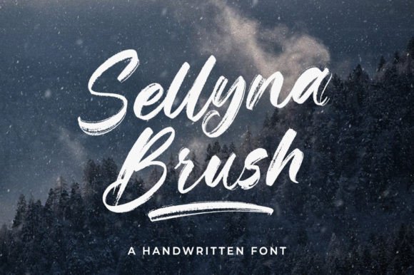 Sellyna Brush: The Handwritten Typeface That Elevates Your Craft