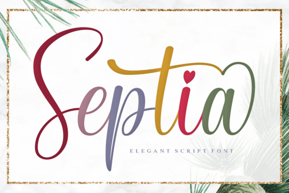 Septia: An Elegant Script Typeface for Modern Web Design