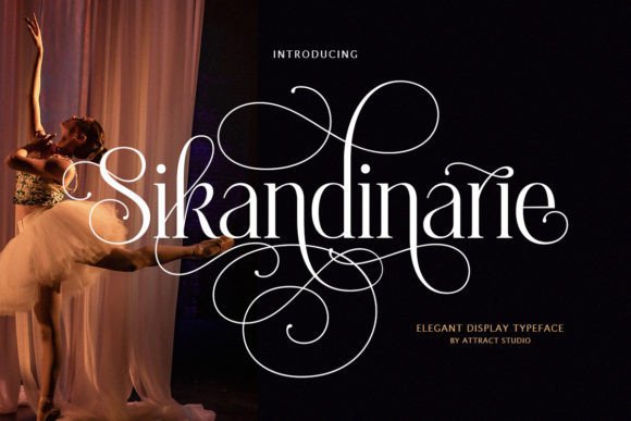 Sikandinarie: A Clean Script Typeface for Elegant Brand Identity