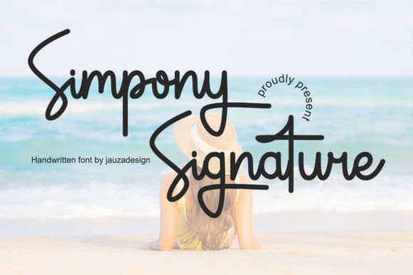 Simpony Signature: The Elegant Typeface for Modern Editorial Design
