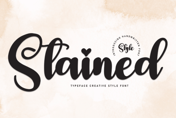 Stained: The Sweet Handwritten Typeface for Handmade Creators